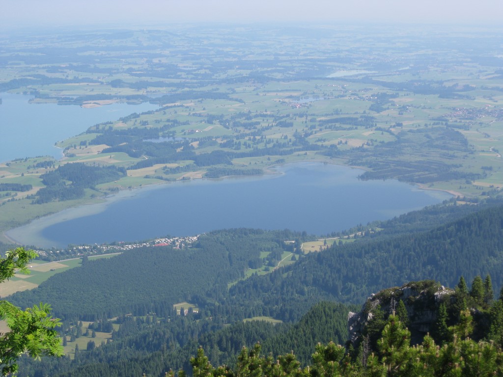 Schwangauer Seen von oben